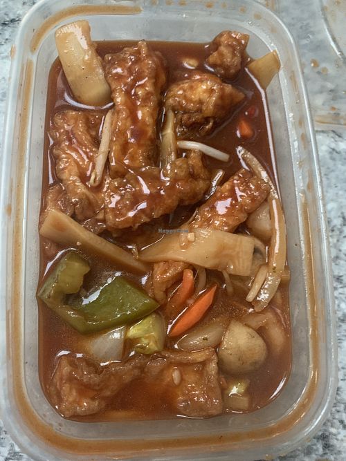 Vegan peking saucee  at The New Shangri-La in Dublin