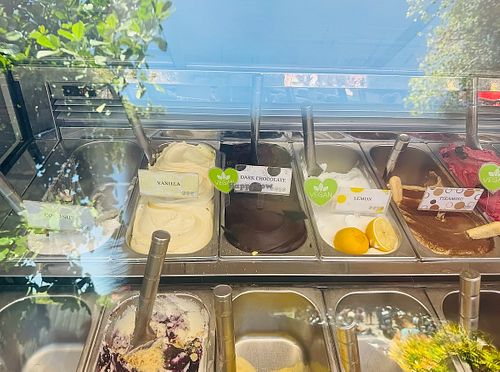 Dark Chocolate and Lemon  at Gelato Factory Single Fin in Pecatu