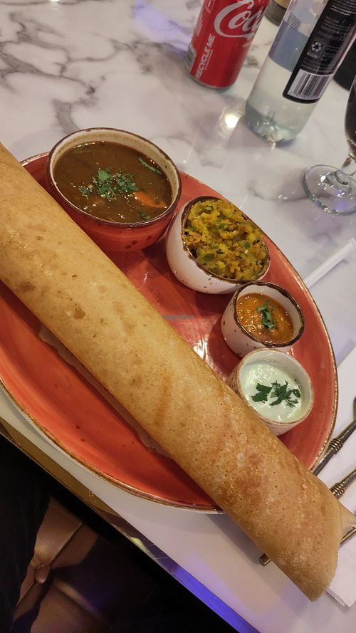 Masala Dosa at Incredible India - Fine Dining in Indianapolis