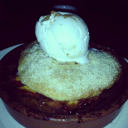 Peach Cobbler a la mode!  at Gracias Madre - WeHo in West Hollywood