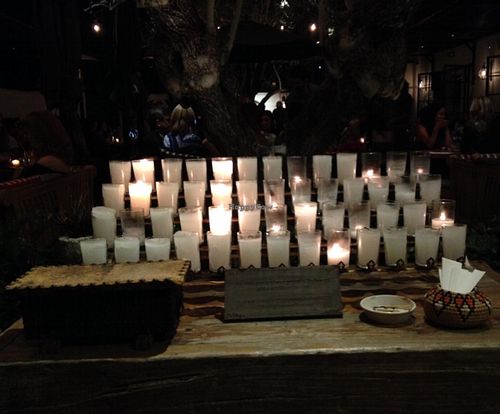 Prayer box & candles at Gracias Madre - WeHo in West Hollywood