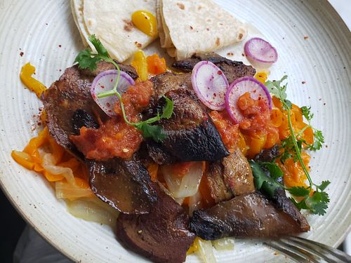 Fajitas at Gracias Madre - WeHo in West Hollywood