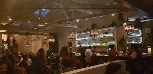 Bar scene. Coolest Vegan spot in LA at Gracias Madre - WeHo in West Hollywood