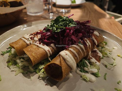 Potato Pimento Flautas  at Gracias Madre - WeHo in West Hollywood
