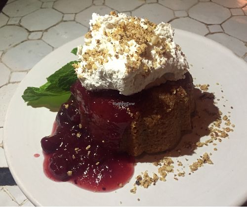 Tangerine pound cake  at Gracias Madre - WeHo in West Hollywood