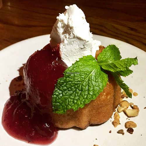 Tangerine pound cake at Gracias Madre - WeHo in West Hollywood