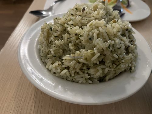 Garlic rice  at Rama Thai in East London