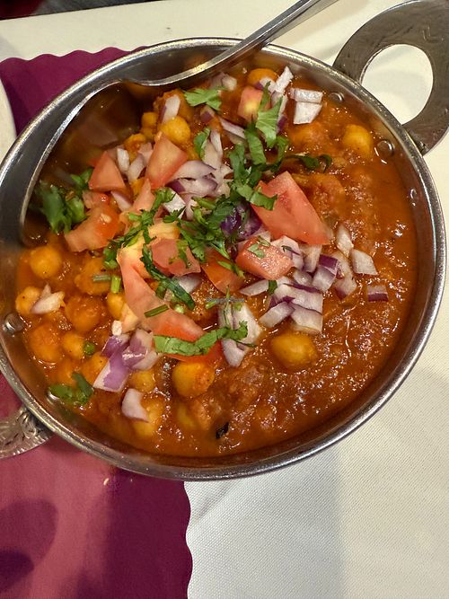 Chana Masala at Taste of Taj in Perry Hall