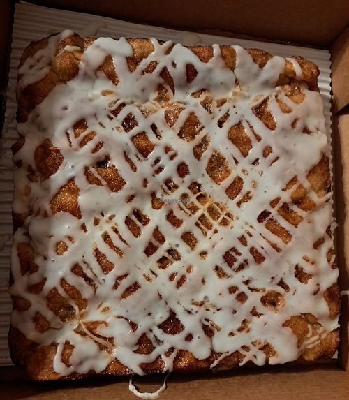 Cinnamon Stix!  I had them not cut it because it was for children so I wanted to portion it out myself. at Jet's Pizza in Schererville