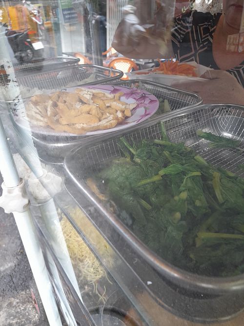 Ingredients at Bun Mi Xao Chay in Ho Chi Minh City