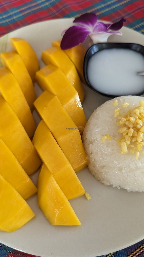 Mango and sticky rice at Bai Tong  in Krabi