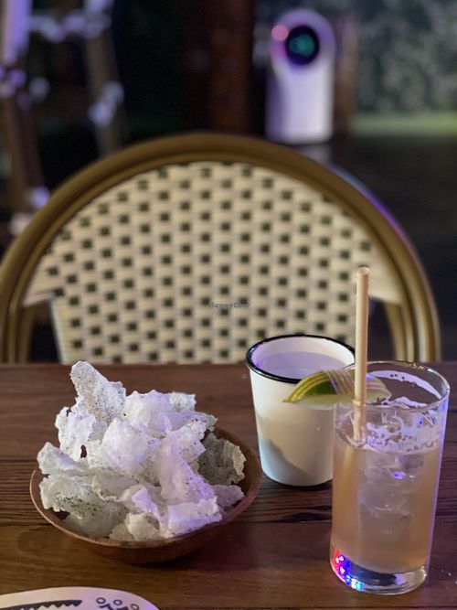 Dark & Stormy and complimentary crackers   at Scoundrel's Rest  in Wollongong