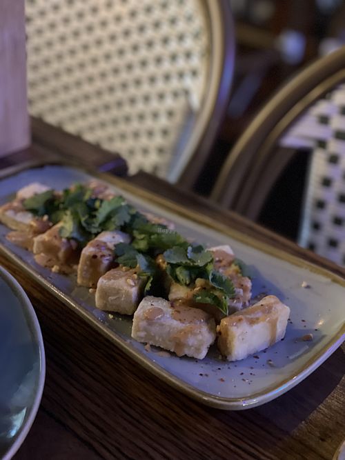 Satay tofu  at Scoundrel's Rest  in Wollongong