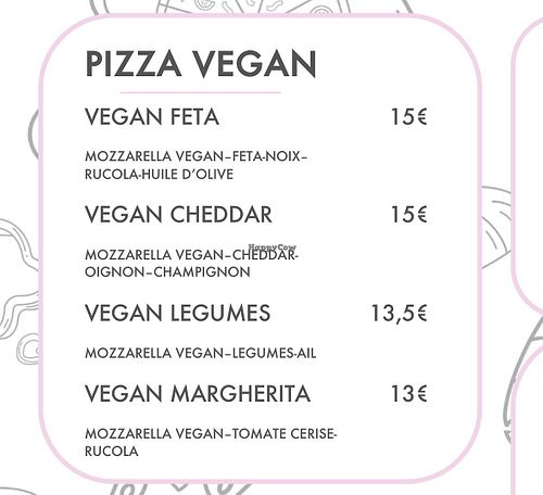 Capture d’écran depuis leur site internet.  at 3 Pizza  in Brussels