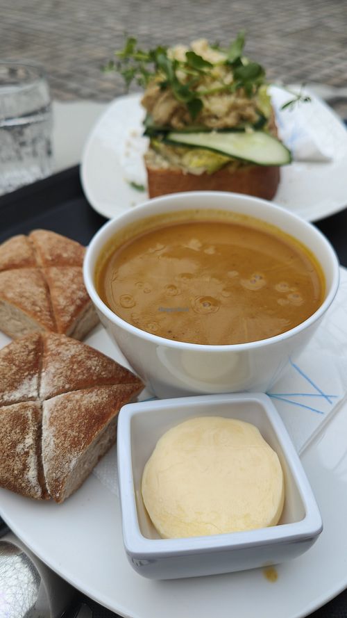 Soup of the day at National Maritime Museum in Amsterdam