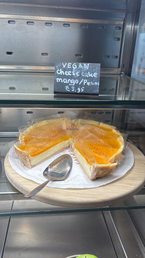 Vegan cheesecake !  at National Maritime Museum in Amsterdam