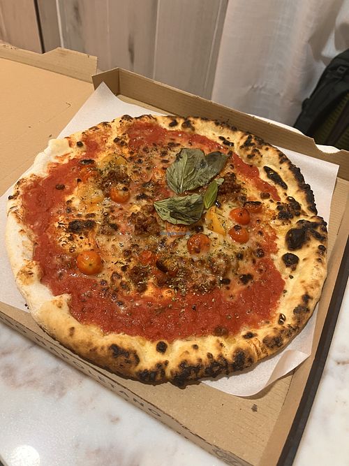 Vegan pertutti   at Pizzería Grosso Napoletano Senza Glutine  in Sevilla