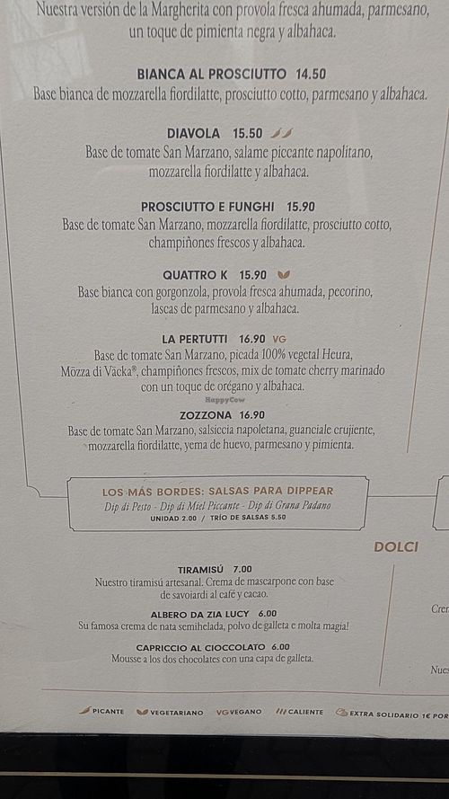 La pertutti at Pizzería Grosso Napoletano Senza Glutine  in Sevilla