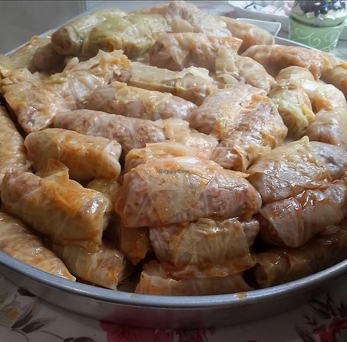 Sarma (stuffed cabbage leaves) at Bizim Mutfak in Kirklareli