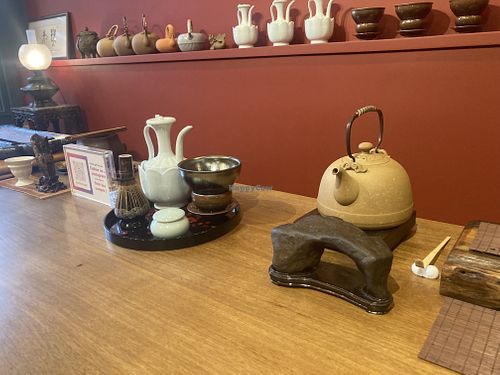 Table  at JIN YUN FU Tea Shop in New York City