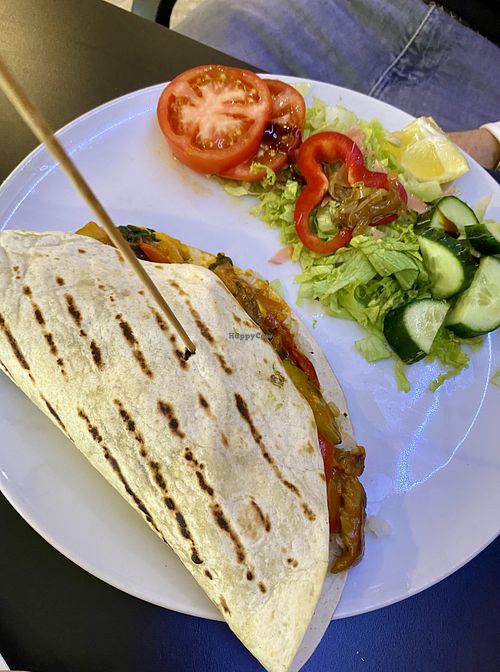 Veggie burrito  at El Espejo in La Palma