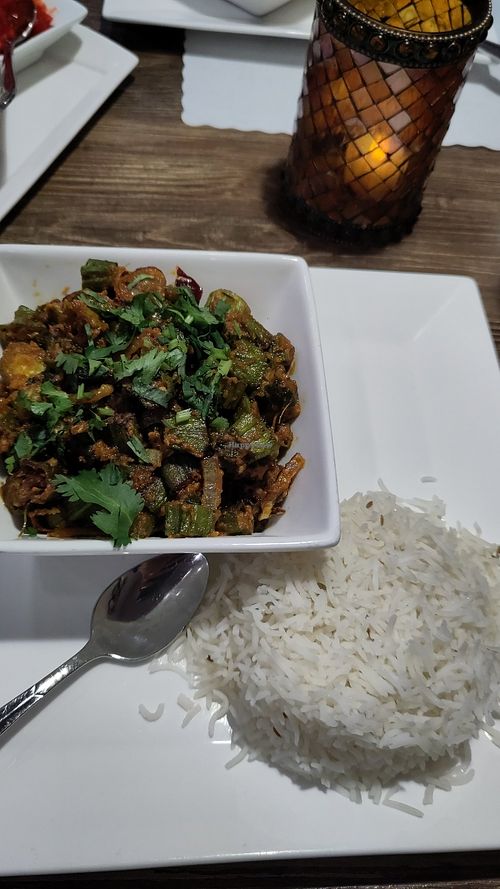 Bhindi Masala at Chaska Indian Cuisine in Holly Springs