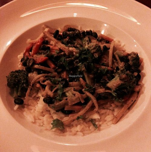 vegan curry dish at Engrained in Springfield