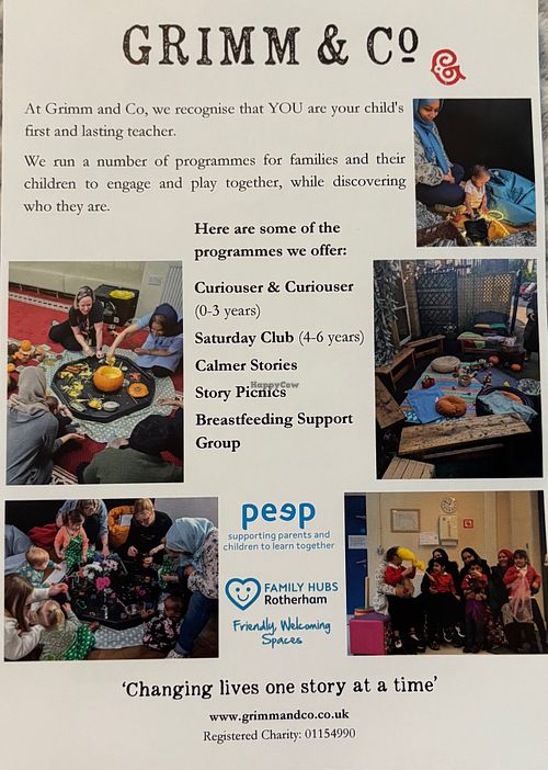 "Changing lives one story at a time" at Emporium Stories Feastery in Rotherham