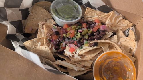 Vegan nachos at The Tavern Bar & Tacos in Orlando