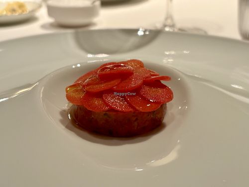 Carrot steak tartare  at Triptyque in Wateringen