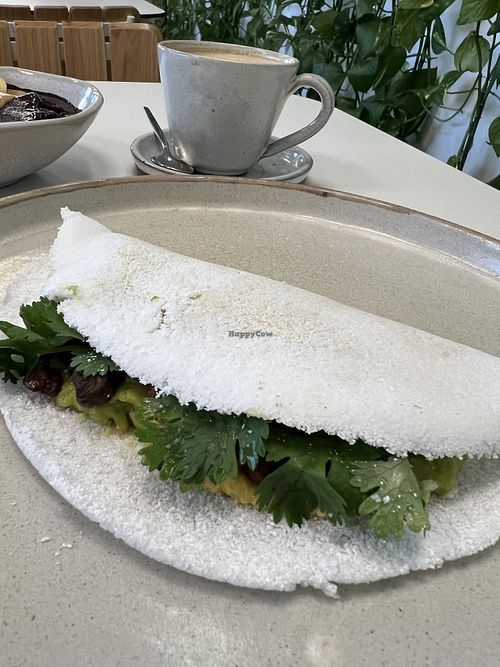 Delicious avocado and hummus tapioca  at So_lo Café - Copacabana in Rio De Janeiro