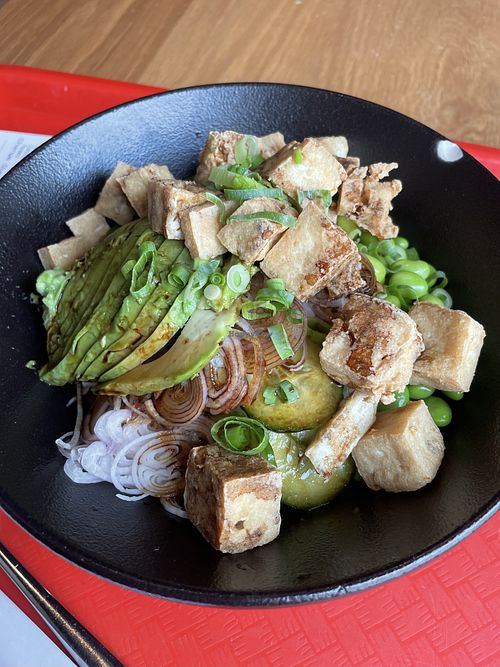 Poke vegan bowl   at The Marketplace  in Abu Dhabi