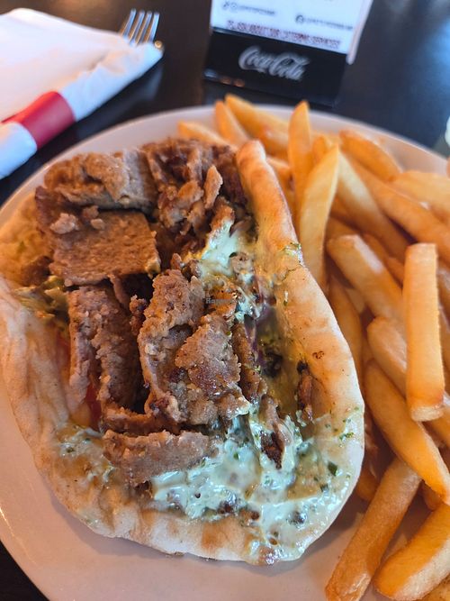 Vegan Gyro at Pats Pizzeria & Grill in Havre De Grace