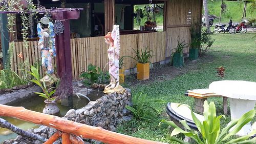 outside area at Green Gallery in Koh Phangan