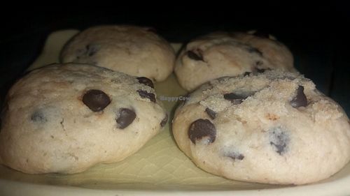 Vegan chocolate chip cookies at Green Gallery in Koh Phangan