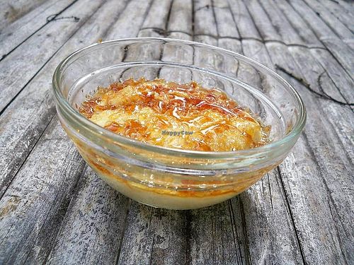 Vegan creme brulee at Green Gallery in Koh Phangan