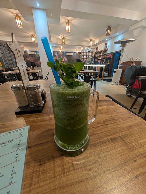 Mint lemonade at Peace Center Restaurant in Bethlehem