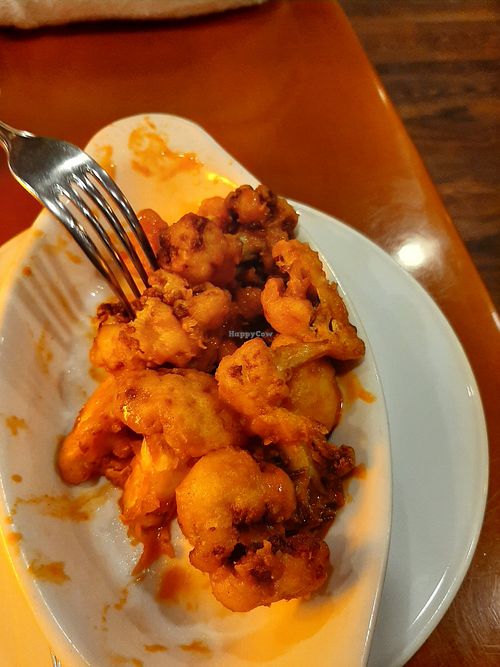 Cauliflower wings (buffalo style) at Ridgewood Eatery in Ridgewood