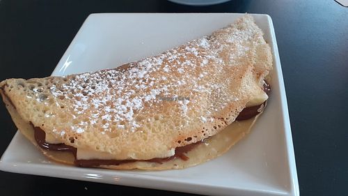 Chocolate crêpe at Delicious   in Harrogate