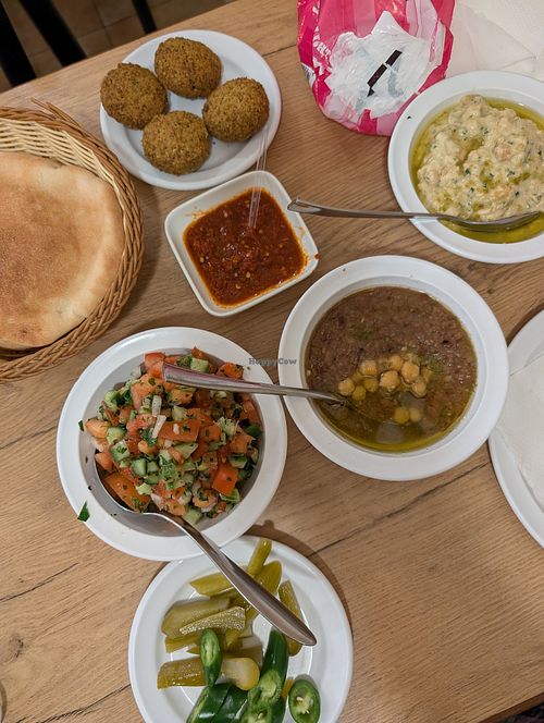 Amazing food at Afteem Restaurant in Bethlehem