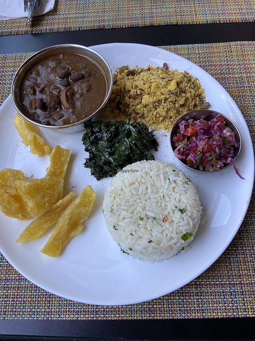 Feijoada vegana no sábado. Deliciosa !  at Confraria Vegana in Sao Paulo