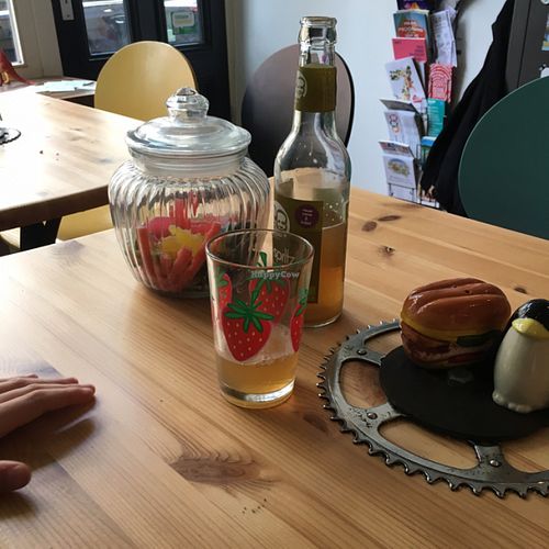 Candy on the table at Hap in Den Bosch