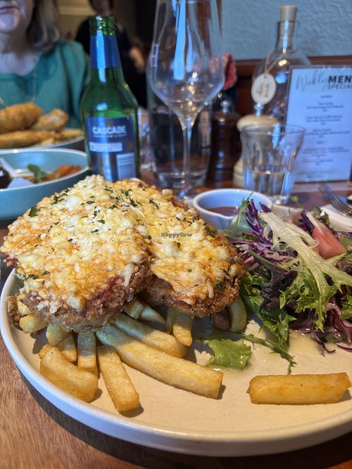 Vegan eggplant parmigiana- deliciouss  at Launching Place Home Hotel  in Launching Place