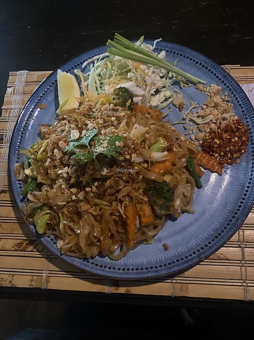Vegan pad thai  at Sabai Jai Thai Bistro in Wied Il-ghajn
