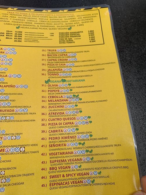  at Sabora Pizza  in Madrid