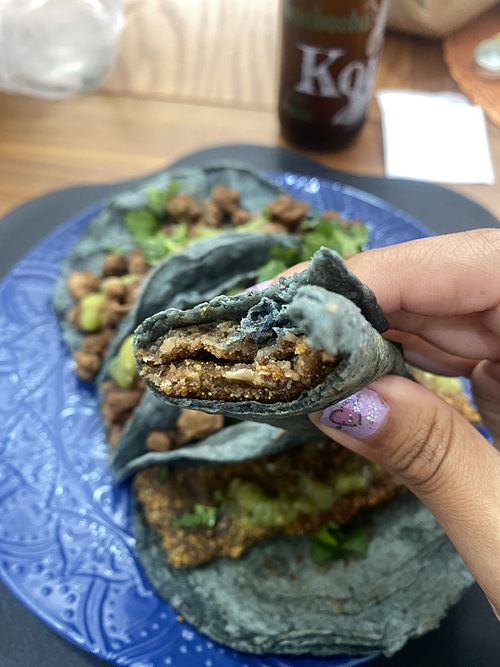 Close-Up - Pretty Tasty! 😋   at Karma Vegano in Mexico City