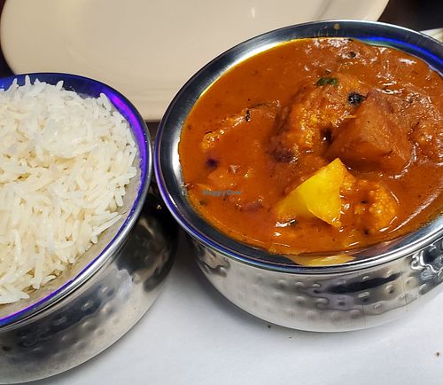 Aloo Gobi at Momo Heaven in Carlisle