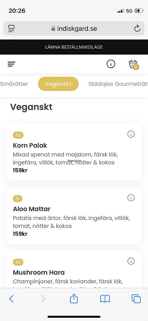   at Indisk Gård  in Ostersund