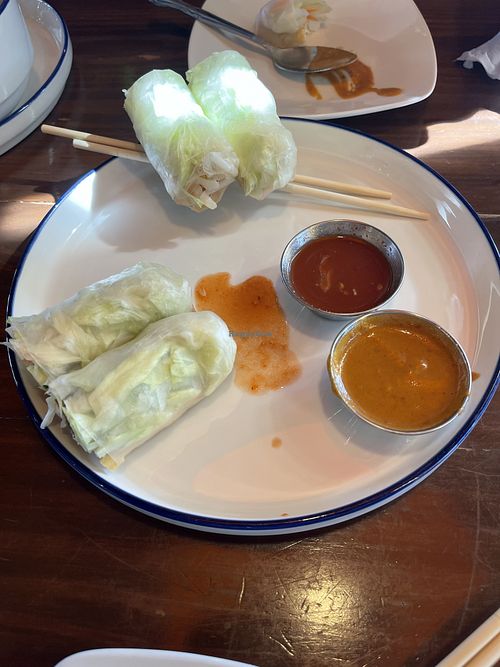 Fresh tofu spring rollls  at Chiangmai Thai Kitchen in Shreveport