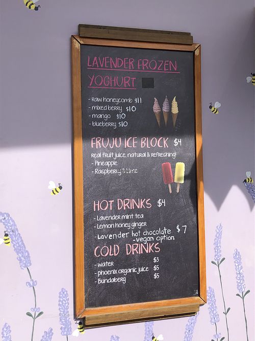 Ask for which drinks can be made vegan  at NZ Alpine Lavender in Twizel